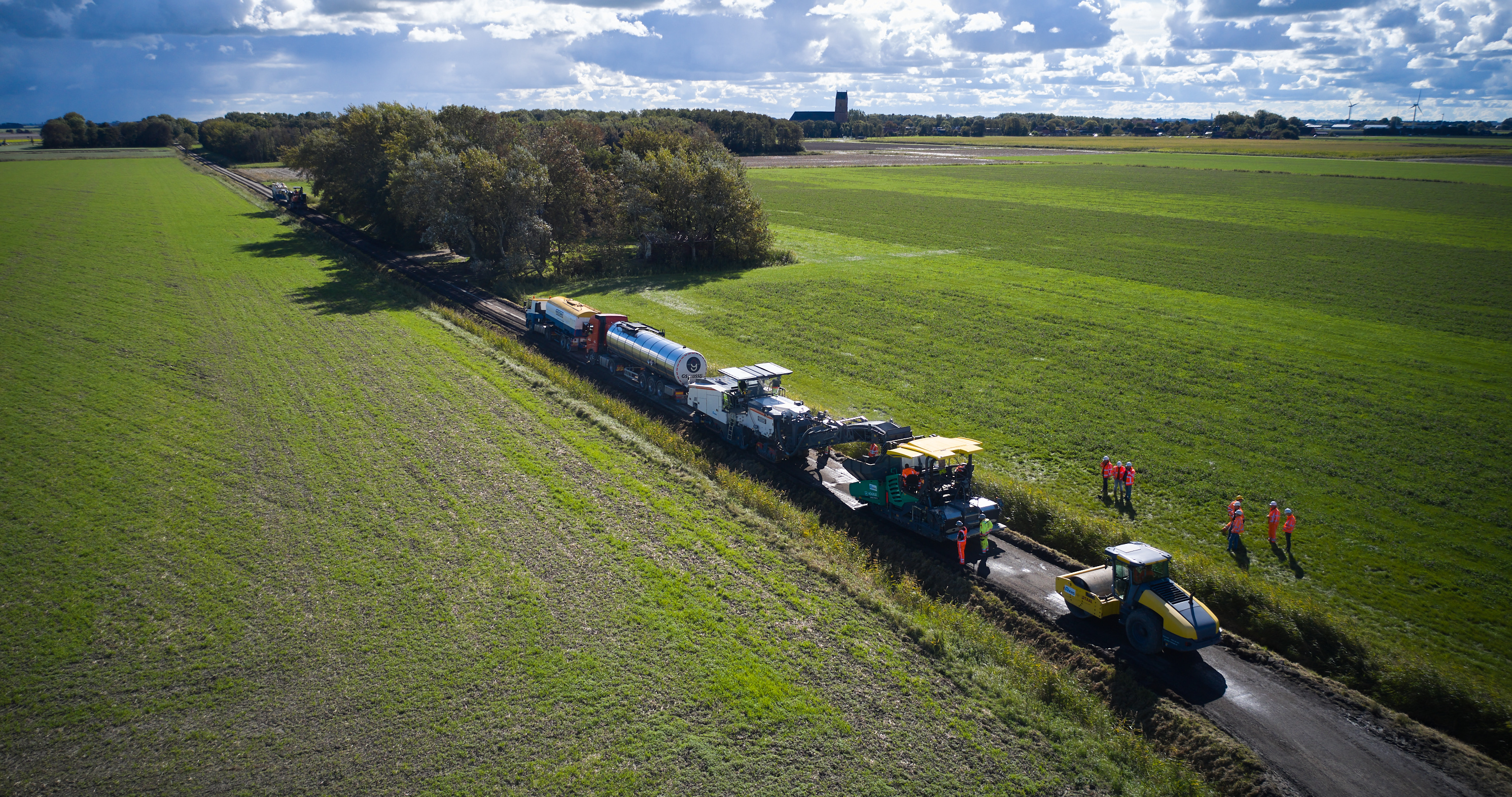 CART Cold Asphalt Recycling Train Innovatie KWS